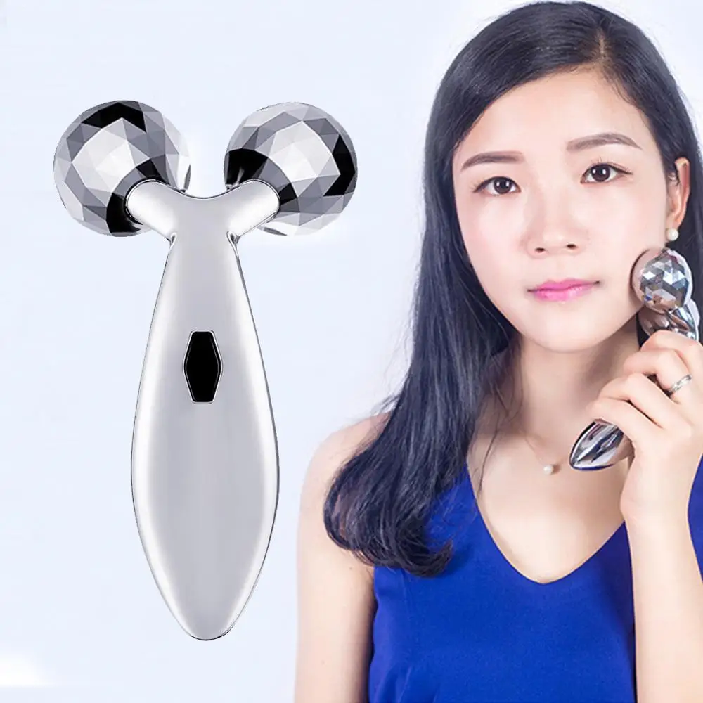 

3D Face Lift Roller Massager Big size Thin Face Massage 360 Degree Rotation Full Body Massager Facial Wrinkle Remover Face Lift