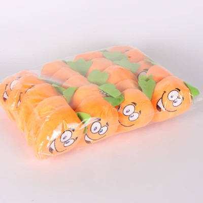 carrot 【20 шт/упаковка овощи и фрукты плюшевые подвески для игрушек Свадебные мероприятия метание подарочные куклы оптом - Цвет: carrot