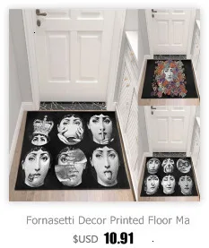 Винтажный подсвечник Fornasetti, канделябр, человеческое лицо, керамическая банка для хранения ювелирных изделий, держатель для ручек, Настольный Декор для дома, украшение