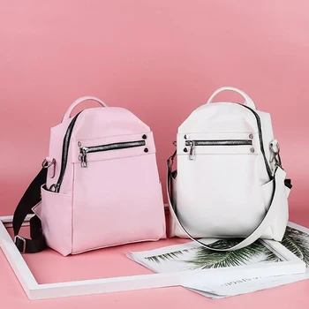

LKEEP 2020 New Backpack Summer Small Women Clutch Bag Candy Color Student Travel Shoulder Teenager Girls Female Wholesale