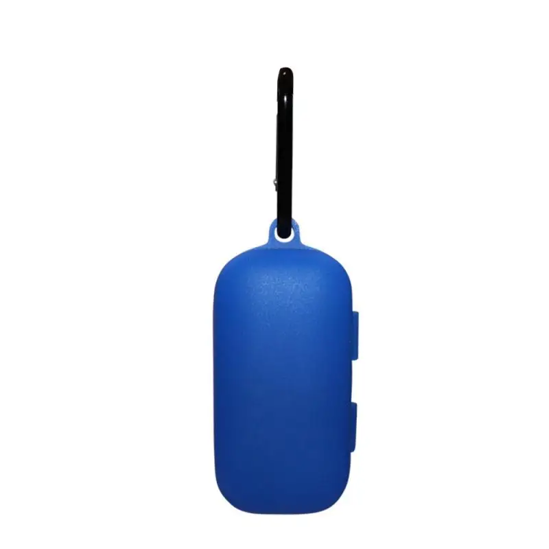 Силиконовый защитный чехол для наушников для QCY T5 беспроводной Bluetooth Портативный защитный чехол с пряжкой против потери