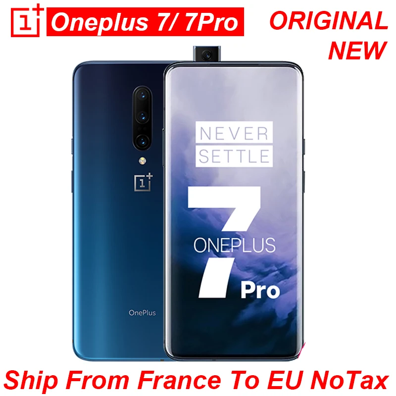Смартфон OnePlus 7 Pro глобальная прошивка Восьмиядерный процессор Snapdragon 855 жидкий AMOLED