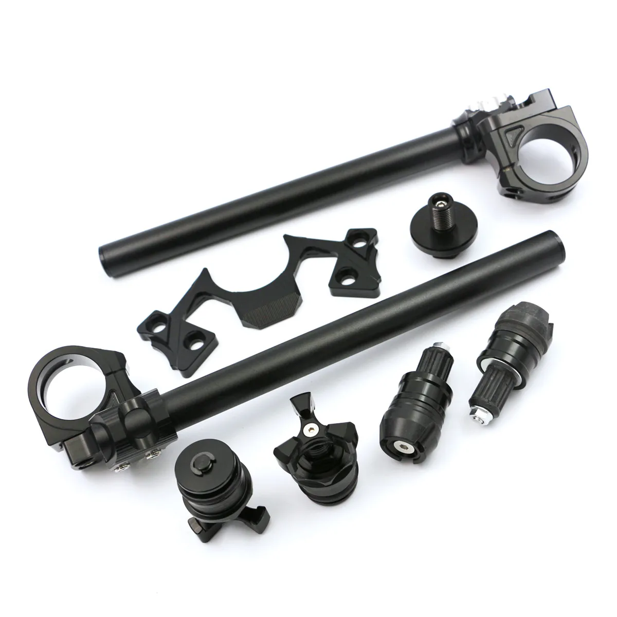 Ручка Бар Конец клип на Вилка Набор для KAWASAKI Ninja 250 300 2013- 14 15 16