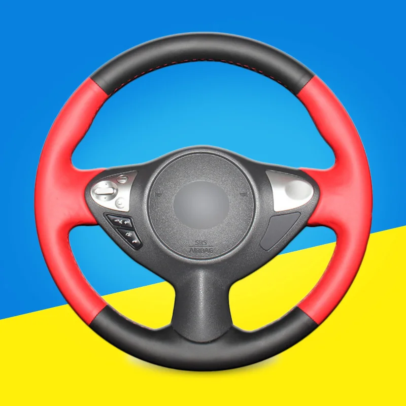 Авто оплетка на руль Крышка для Infiniti FX FX35 FX37 FX50 QX70 2014-2018 Nissan Juke Maxima Sentra SV