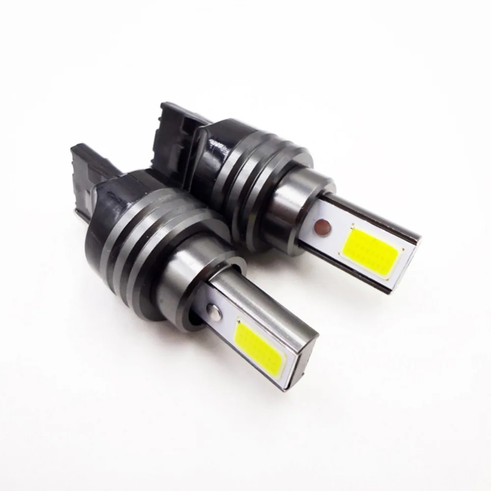 2 шт./компл. встроенный драйвер IC 12 V-14 V 1156 T20 T15 светодиодные задние фары Дневные стоп-сигнал Белый