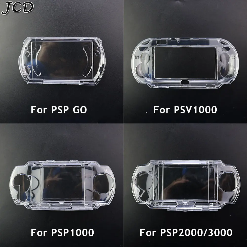 Jcd Clear Crystal Protective Case Hard Shell For Ps Vita Psv 1000 2000 Psp  Go Transparent Protection Cover For Psp1000 2000 300 - Accessories -  AliExpress