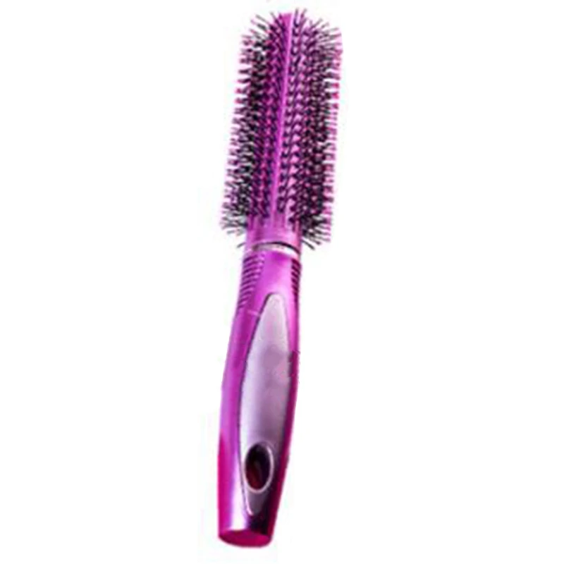 Light Purple Расческа для волос, массажная расческа для кожи головы, расческа для волос, щетина и женские влажные кудрявые волосы, расческа для салона, парикмахерские инструменты для укладки макияжа - Цвет: Light Purple
