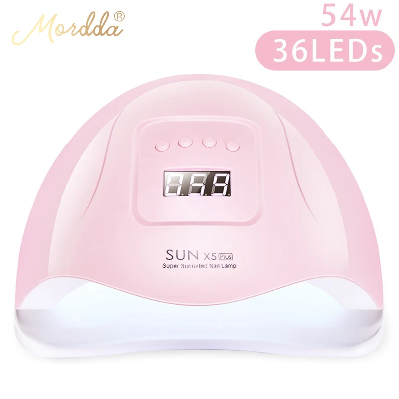 MORDDA SUN X5 Plus УФ светодиодные лампы для ногтей сушилка 54 Вт лак для ногтей лампа для маникюра с сушкой времени все для геля для домашнего использования Инструменты