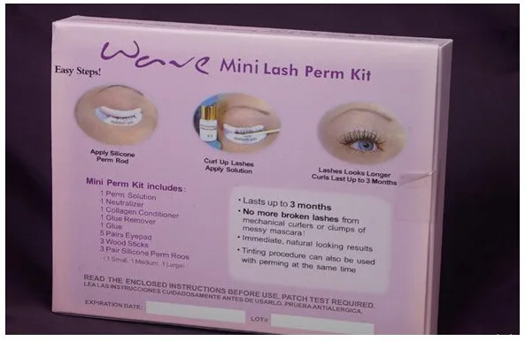 Eyepads Mini лосьон для перманентной завивки ресниц Eyelash perm Super Wave Lash Perm Kit работает до 3