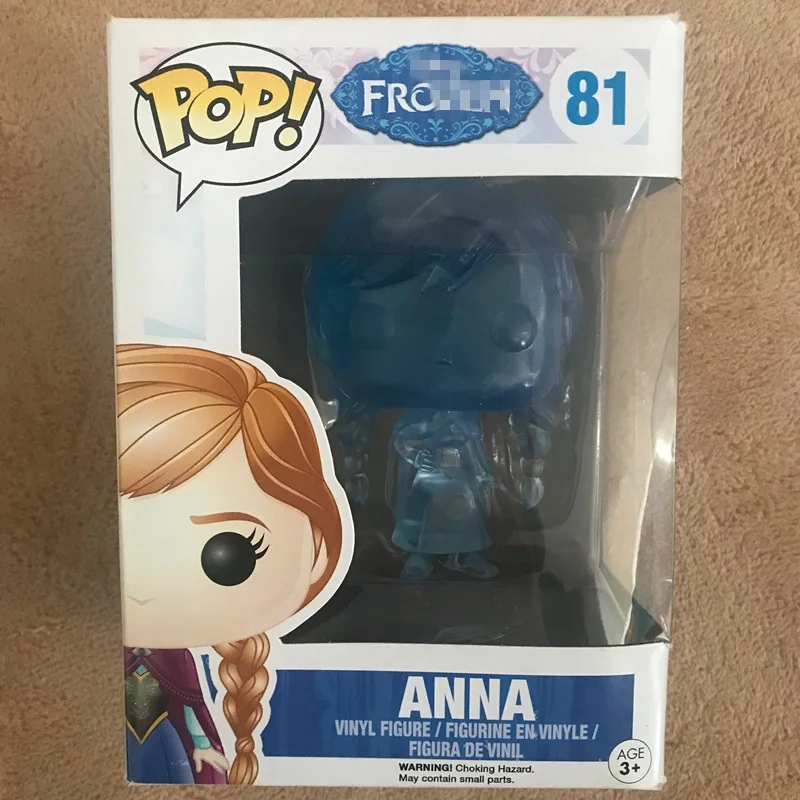 Эксклюзивная официальная виниловая фигурка Funko pop Anna Коллекционная модель игрушки с оригинальной коробкой