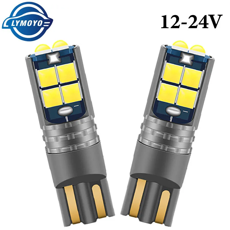 100pcs �ڵ��� T10 LED Canbus W5W 3030 10SMD 12V-24V 194 168 �ڵ� LED �ڵ��� ���׸��� ����Ʈ �÷���Ʈ �� ���� ���� Ŭ����� ����Ʈ 10W