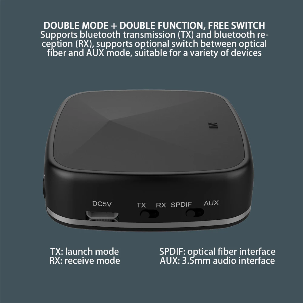 Bluetooth 4,2 TransmitterTX& RX для rca-ресивера AptX LL HD 3,5 мм для разъема Aux SPDIF беспроводной адаптер для ТВ автомобильный аудиоприемник