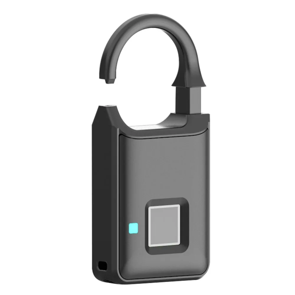 Безопасность Keyless USB Перезаряжаемый дверной замок с идентификацией через отпечатки пальцев отпечаток пальца Смарт Быстрый разблокировка цинковый сплав металлический электронный замок