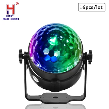 

Suitable Mini LED Crystal Magic Ball Projector DJ Disco Stage Light Xmas Party Lighting Show 16psc/lot