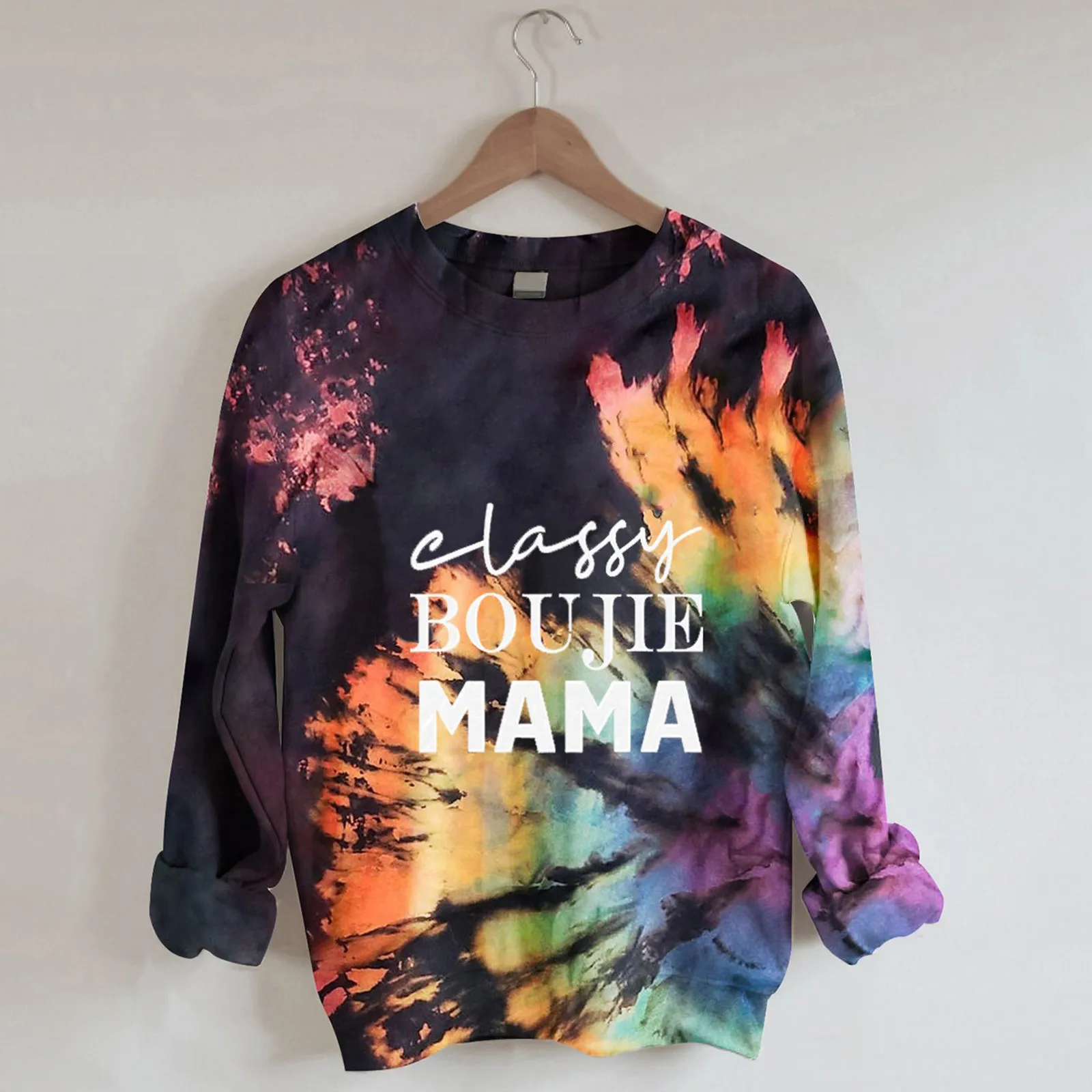 Fashion Hoodie Sweatshirts Autumn Womens Loose Long-Sleeved Top Sternum Print Short Curled Vintage Hooded Sweatshirt sudaderas 2