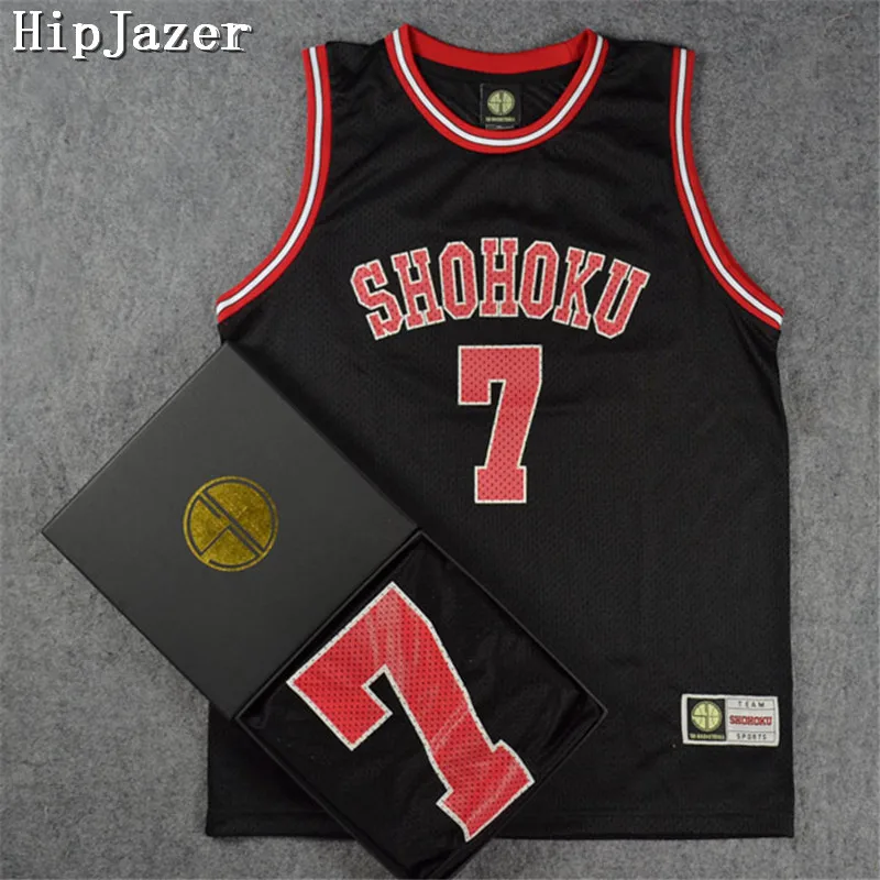 HipJazer 7#AKAGI Shohoku 6#YASUDA 8# SHIOZAKI 9#KAKUTA 13#SASAOKA 15#KUWATE Basketball Jersey Sport Basketball jerseys