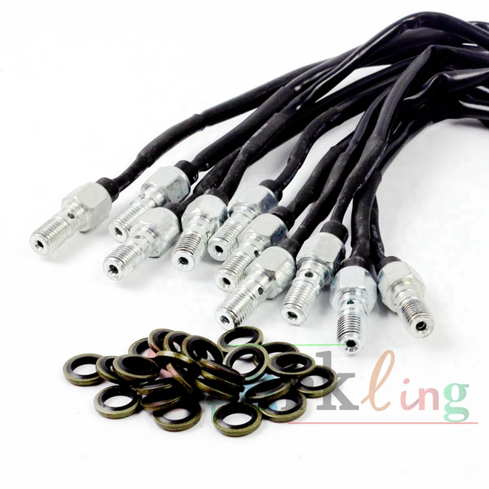 Universal M10x1.25mm Motorcycle Brake and Clutch Switch Modified Banjo Bolt Switch Motorcycle Brake and Clutch Power Off Switch