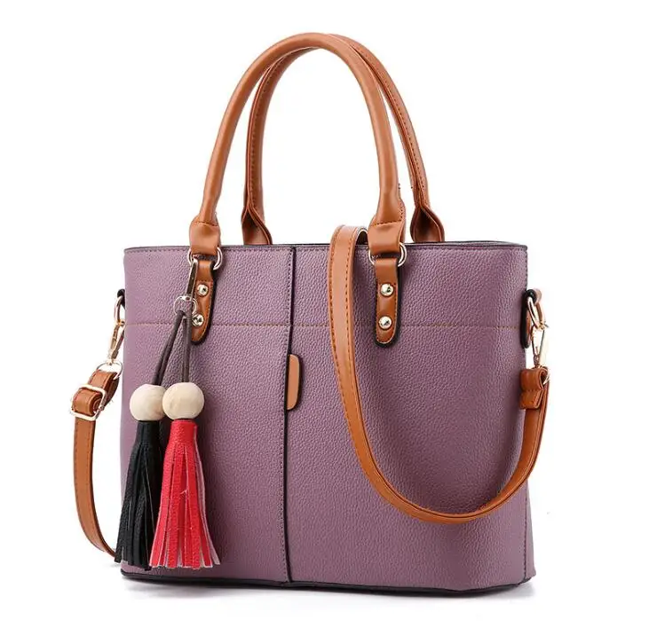 FGJLLOGJGSO Новая модная сумка на плечо женская сумка для женщин Роскошные сумки женские сумки дизайнерские сумки через плечо - Цвет: Purple