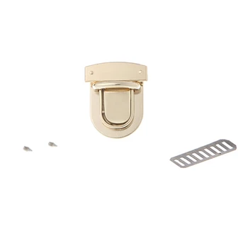 

Metal Oval Shape Clasp Turn Lock Twist Lock for DIY Handbag Bag Purse Hardware