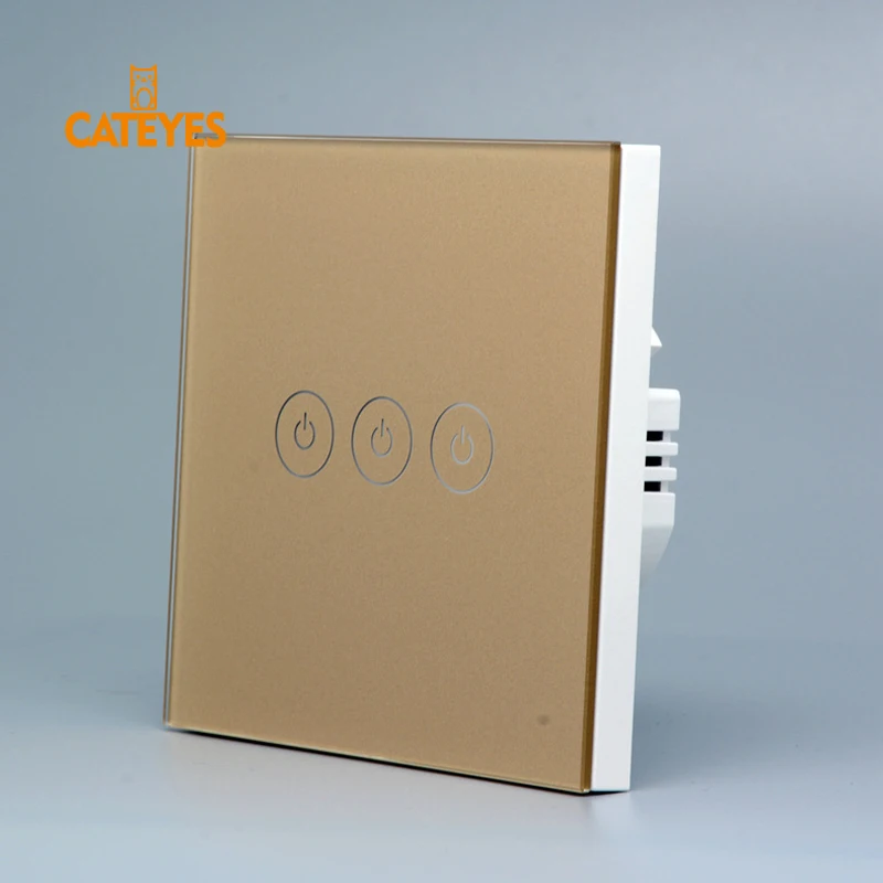 Cateyes Tuya Zigbee 3,0 нейтральный провод 1 2 3 банды настенный выключатель Alexa Google Домашний Светильник переключатель нейтральный провод