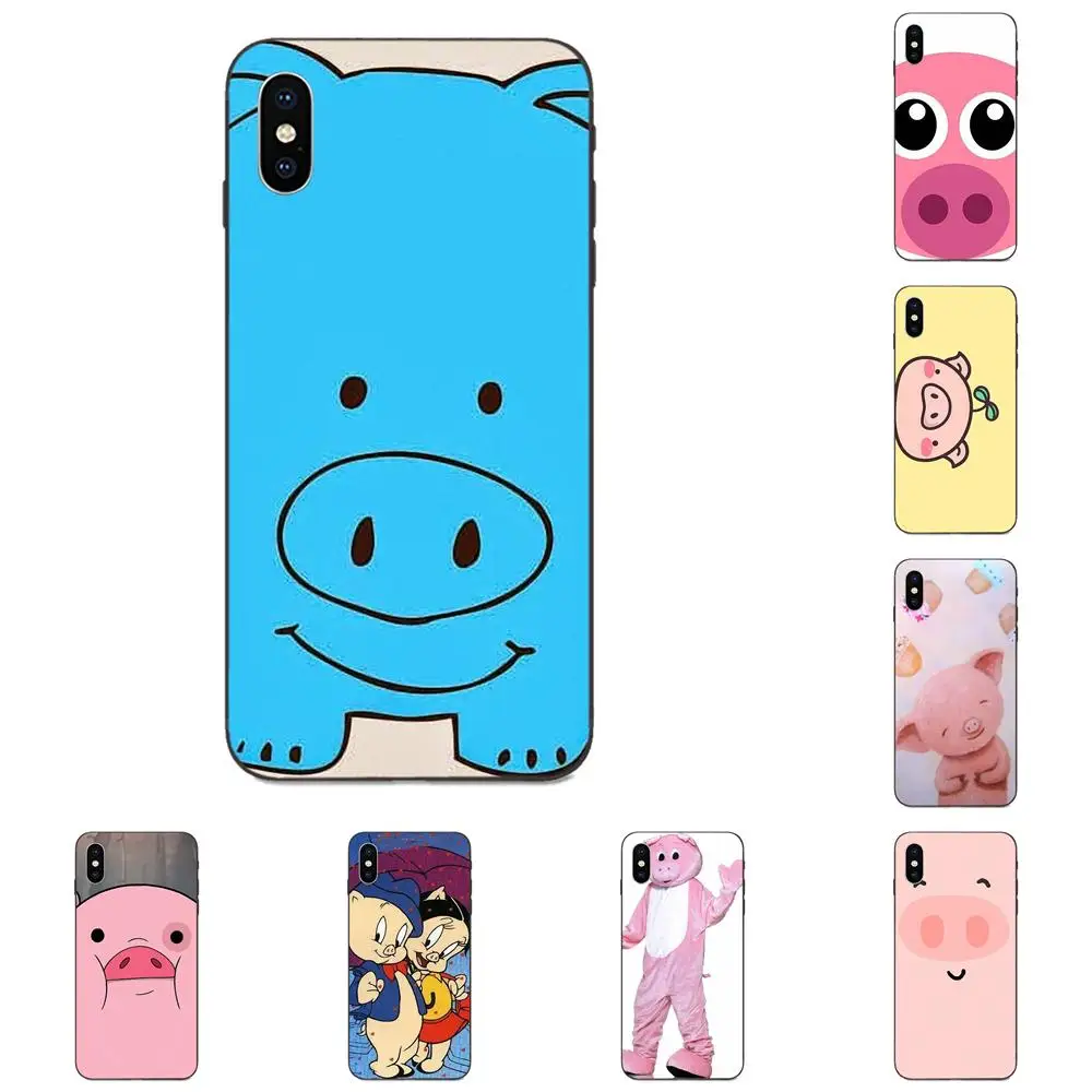 Забавная Милая мультяшная голова свиньи Для Huawei nova 2 2S 3i 4 4e 5i Y3 Y5 II Y6 Y7 Y9 Lite Plus Prime Pro