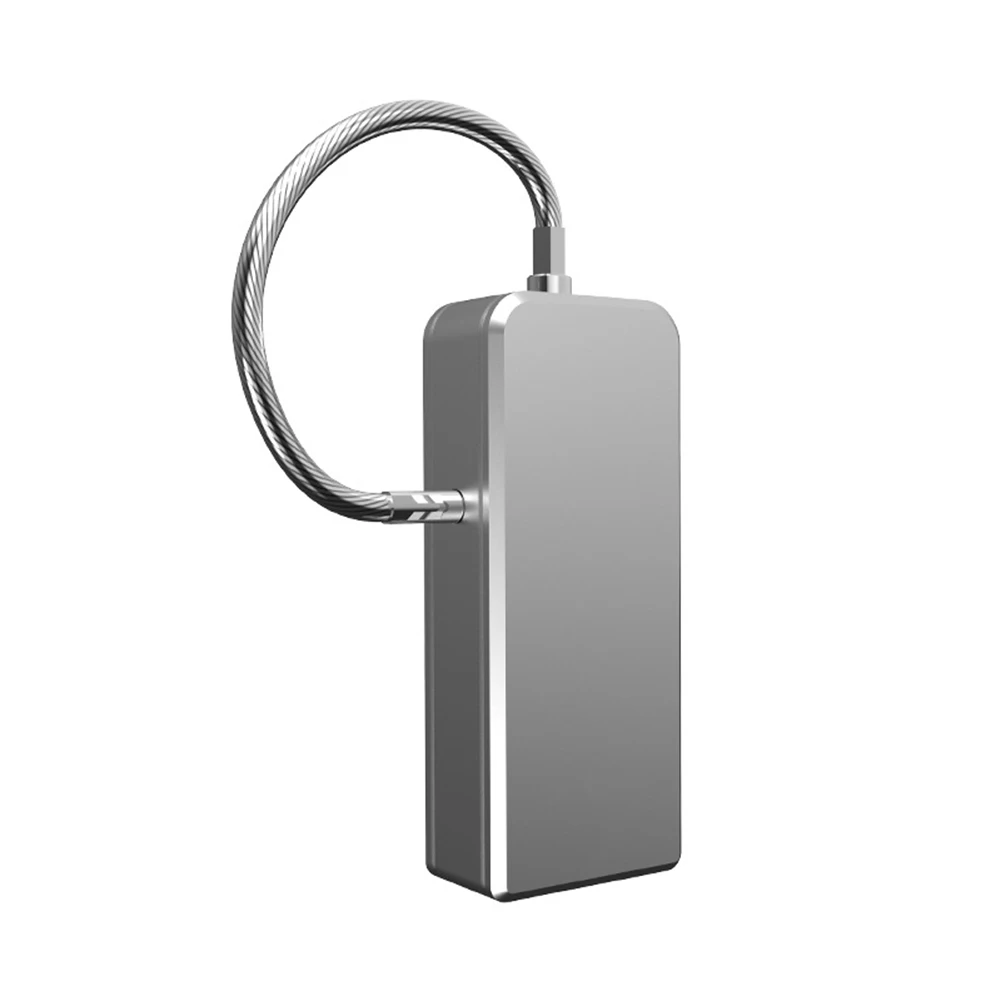 Fipilock замок с отпечатком пальца USB Перезаряжаемый водонепроницаемый Противоугонный защитный умный чехол без ключа для багажа домашний Быстрый разблокированный замок