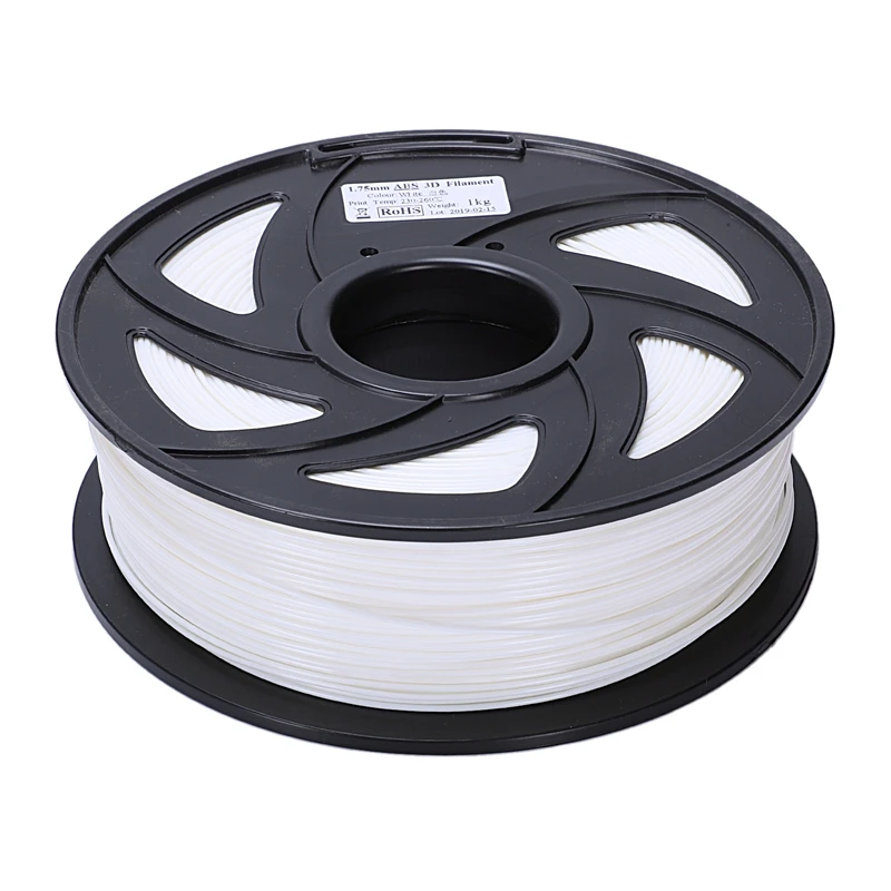 

3D Printer 1KG Printing Filament 1.75mm PLA White,1 Roll