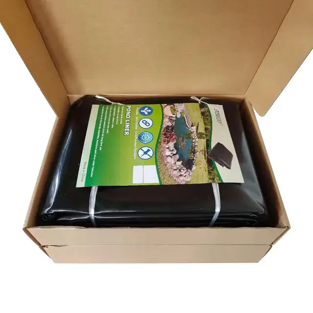 Rugalmas Haltavak Bélések Fekete Megerősített Kerti Tó Tarpaulins Kultúra Farm Hdpe Szünet Elleni Membrán Halak Burkolata - Image 6