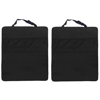 

Kick Mats Back Seat Protector (2 Pack) Waterproof Car Seat Protector Back Seat Storage Organizer