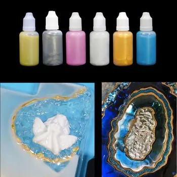 

6 Colors Magic Resin Art Ink Diffusion Pigment Resin Outline Drawing Paste Resin Colorant Jewelry Making Tools 30g