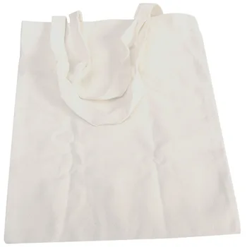 

Large Capacity Eco Friendly Home Men Women Student Shopping Anti Tear Solid Natural Casual Shopping Bag Handbag Folding Canvas