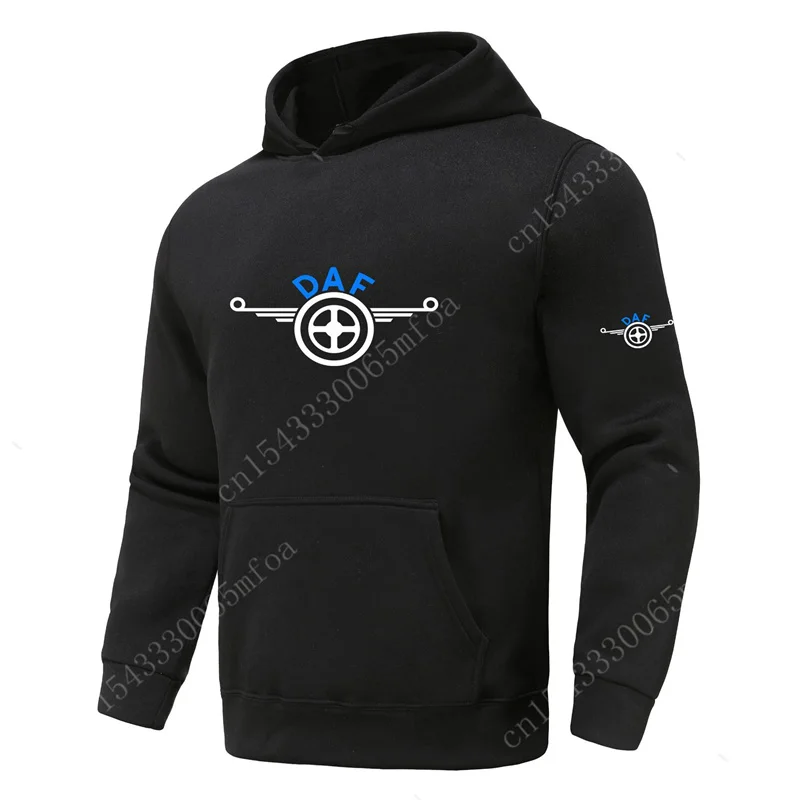 DAF New Men's Hoodie High Quality Oversized Anime Cotton Sweatshirt Harajuku Clothes Pullover Haikyuu Streetwear | Мужская одежда