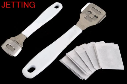 Professional Gentle Foot Skin Remover Foot Care Kit 10Pcs Shaving Blades Callus Remover Foot Exfoliating Pedicure Tool New