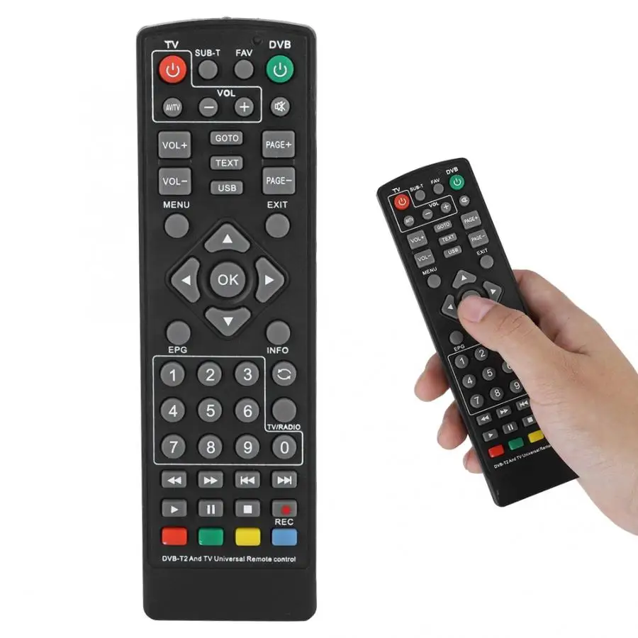 

Replacement of universal remote control for DVB- STB decoder universal remote