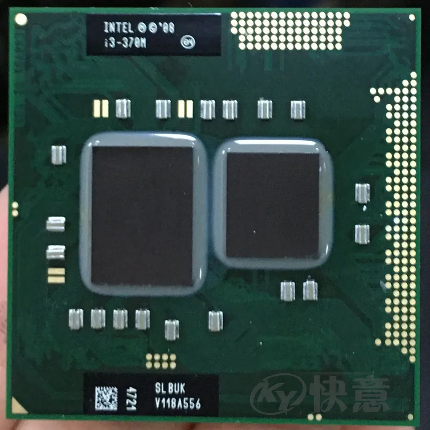 Lntel Core i3 370M 2,40 ГГц двухъядерный процессор PGA988 мобильный процессор ноутбук процессор
