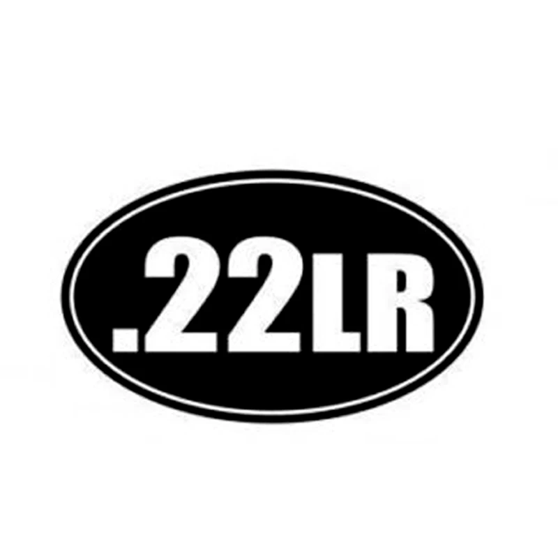 13 8*8 3 см интересная самая крутая 22lr овальная Автонаклейка виниловые черные