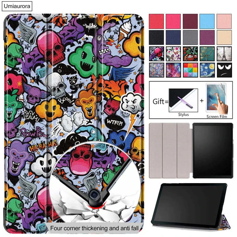 Чехол для Samsung Galaxy Tab A 10 1 2019 T510 T515 SM-T510 SM-T515 тонкий магнитный складной