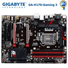 Gigabyte GA-H170-GAMING 3 LGA 115 материнская плата GA-H170 H170 Gaming 3 Socket DDR4 поддержка I7 6700K оригинальная системная плата