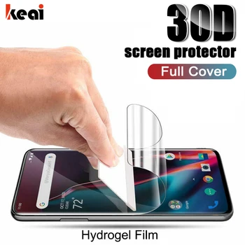 

30D Full Cover Hydrogel Film For Oneplus 7T 7 Pro Screen Protector Film For Oneplus 6T 6 Transparent Back Protection Not Glass