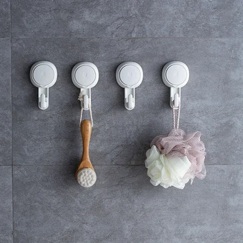 

Kitchen Bathroom Storage Rack Hook Single Layer Vacuum Suction Cup Soap Dish Cosmetic Brush Toothbrush Holder Organizer