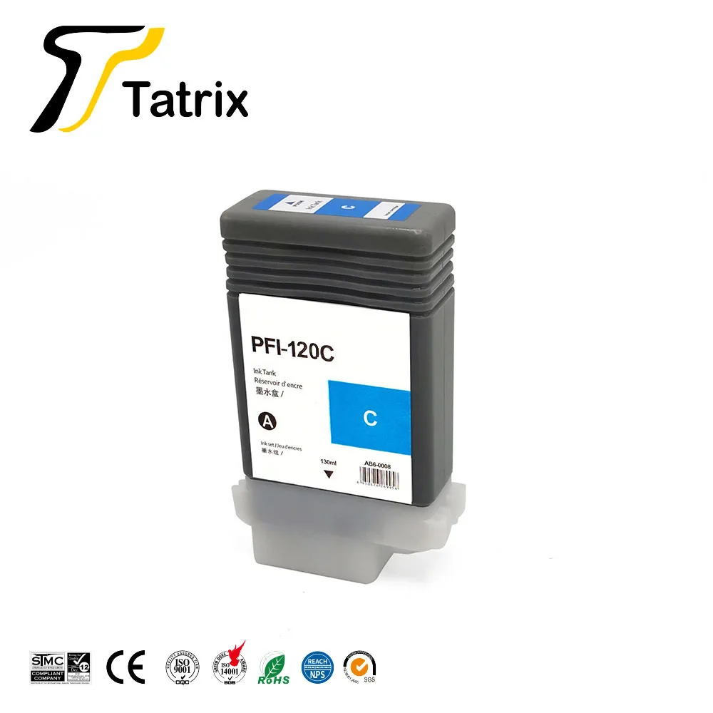 Cartucho de Tinta para Canon para Canon Pfi-120 Compatível Imageprograf - Tm-205 Tm-300 Tm-305 Impressora Pfi120 Ipf Tm-200 - Imagem 4