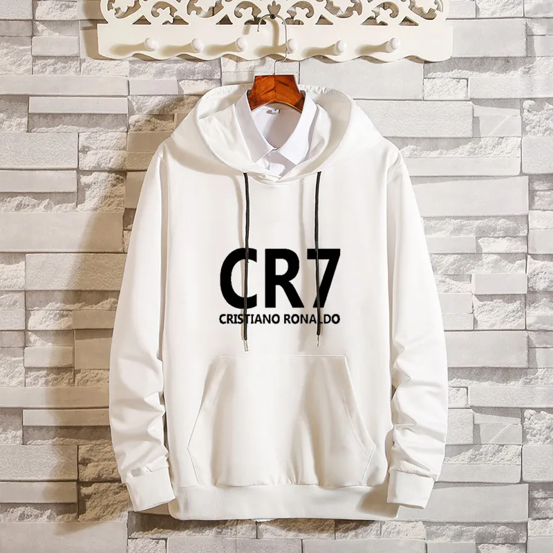 19春ブランドトレーナーcr7男性パーカー原宿固体パーカーヒップホップストリートプルオーバー男性カジュアルトラックスーツmasculino パーカー スウェット Aliexpress