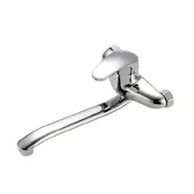 Kitchen multifunctional wall-in faucet single hole water outlet adjustable hot and cold faucet bathroom toilet concealed faucet