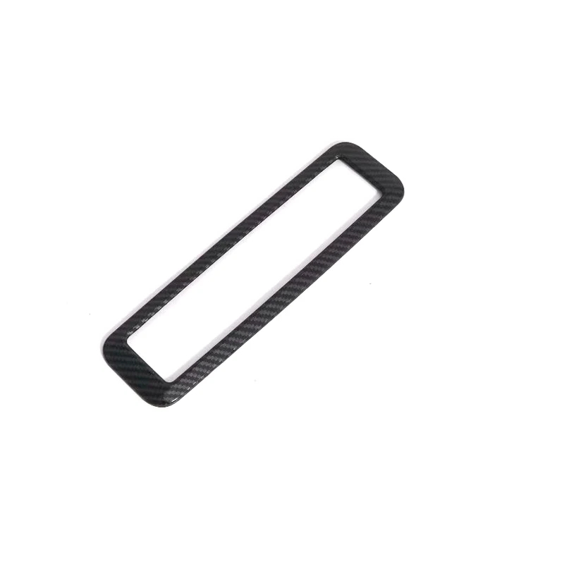 

For Toyota HiAce GL Grandia Tourer H300 2019 Carbon Style Rear Sear Air Conditioner Swith Buttons Frame Cover Trim Car Styling