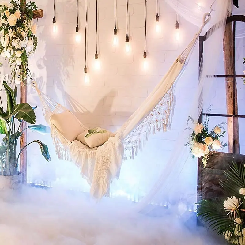 Hammock Chair Nest Swings Hanging-Net Macrame Boho Garden Outdoor/indoor Double Picnic | Мебель