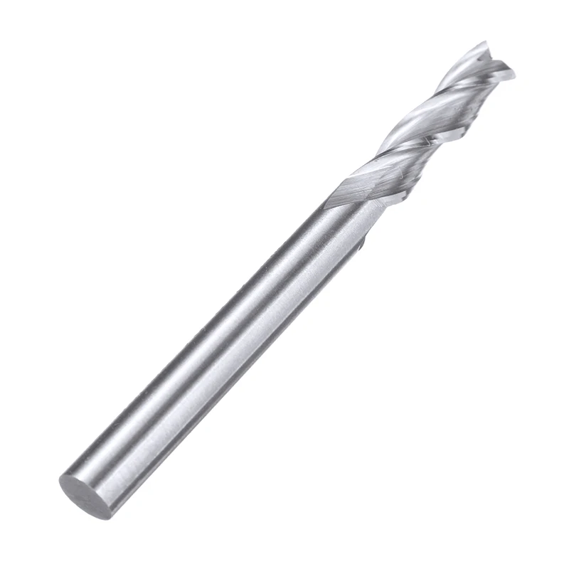 Концевая фреза из быстрорежущей стали с 3 канавками и удлиненным хвостовиком 6 мм