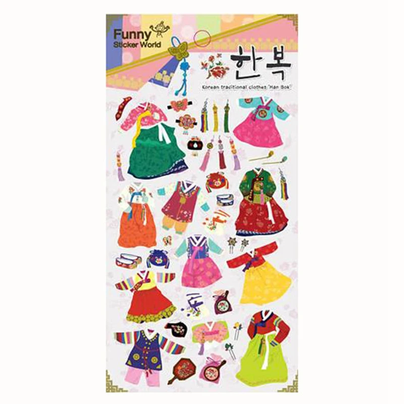 Korean Stickers Traditional Paper Sticker Stationery Korean