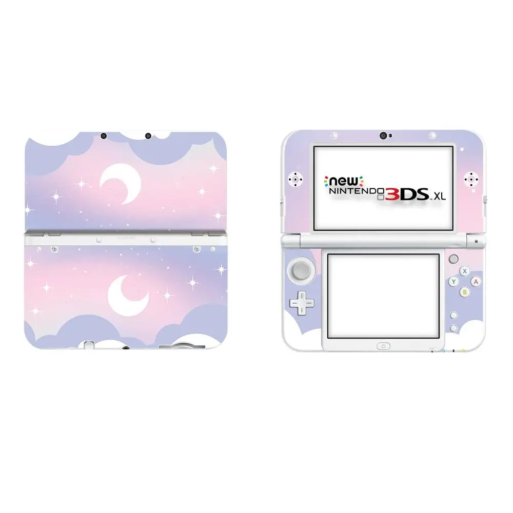 Starry Sky Cloud Full Cover Decal Skin Sticker for NEW 3DS XL Skins Stickers for NEW 3DS LL Vinyl Protector Skin Sticker images - 6