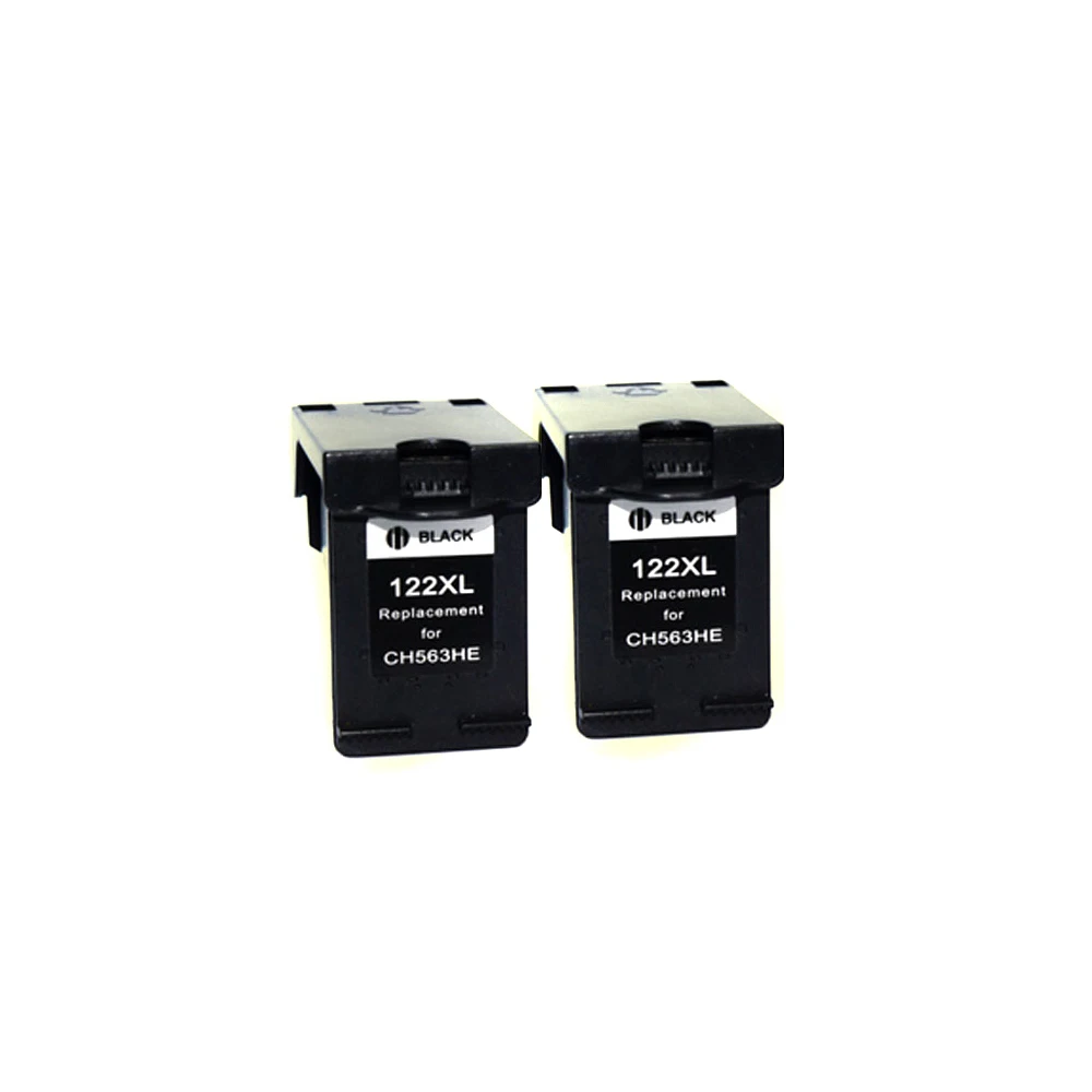 2 картриджи с черными чернилами совместимые 122 122xl DeskJet 1050/2050/2050s/D1010/1510/2540/4500|ink