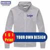 Fashion Zipper Thin Jacket Custom Logo Printed Personal Design Men And Women Sweater Embroidery Picture Text ONECOOL 1